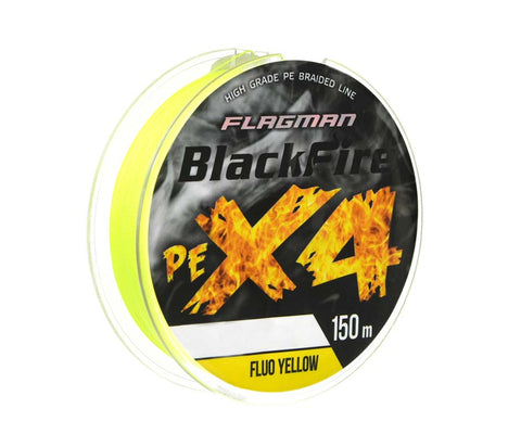Flagman BlackFire PE X-4 150m Fluoreszierendes Gelb 0,06mm