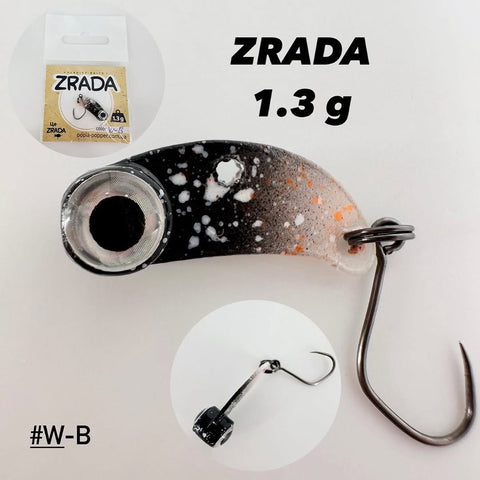Zrada 1,3 g Sort/Hvid