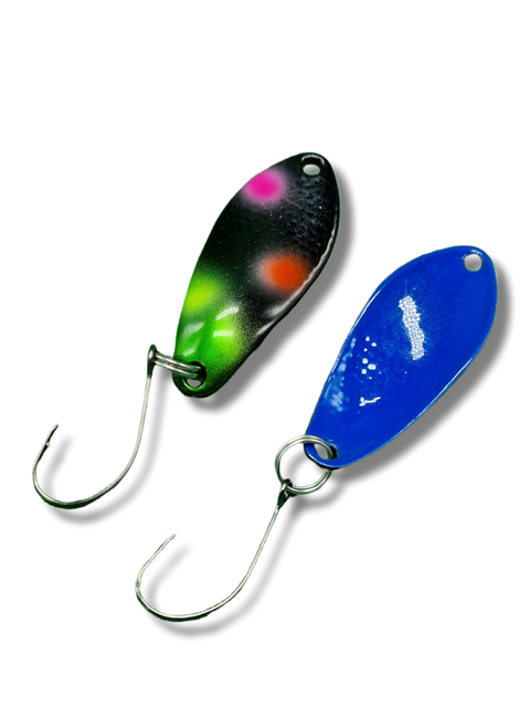 Flipo 2,5 gramm Schwarz UV Punkte/ Blau