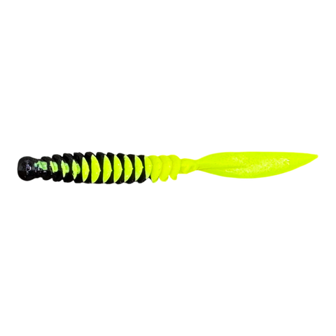 Trout Rocker Snager 65mm Sort/Fluorescerende Gul