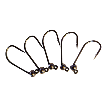 8ér Haken mit Widerhaken Tungstenperle 3mm Hends Hooks