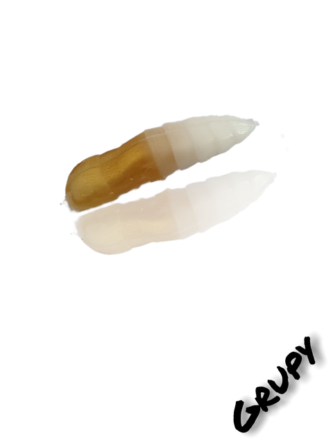 Trout Rocker Grupy 30mm Gold/Weiß