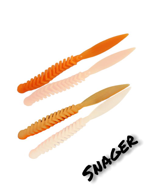 Trout Rocker Snager 65mm  Orange Fluo