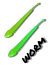 Trout Rocker Worm Chartreuse