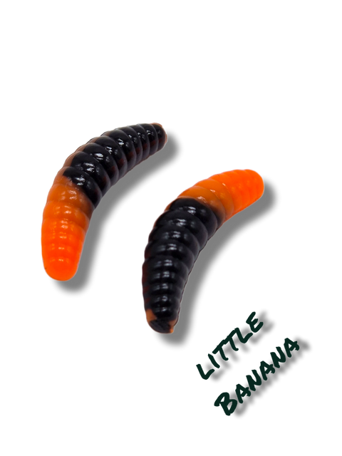 little Banana 25mm Schwarz/Orange Fluo