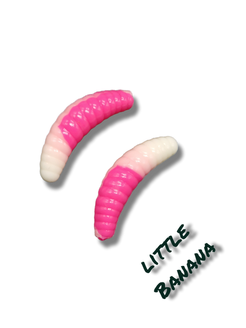 little Banana 25mm Bubblegum/Weiß Fluo