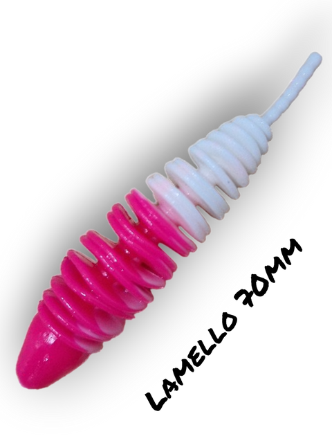 Trout Rocker Lamello 70mm Mix Pink/Weiß